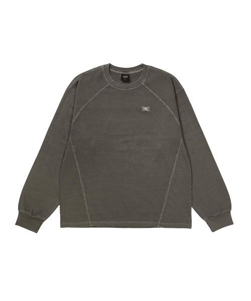 Two Point пигментный лонгслив Khaki Mocha