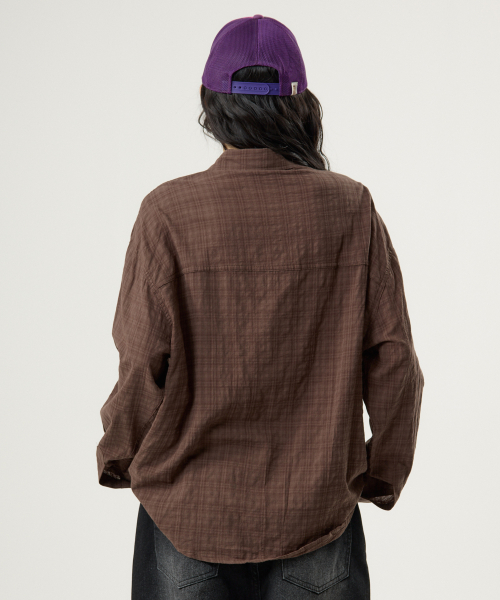 Рубашка Planet Check Brown