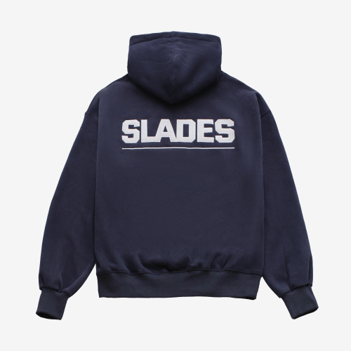 Худи с вышитым логотипом Slaze (Navy)