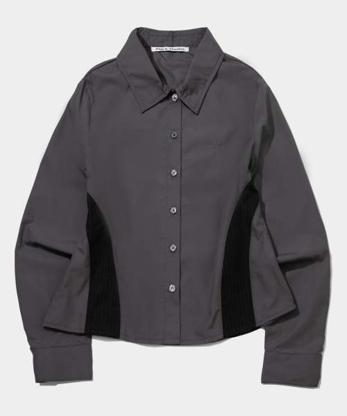 Рубашка Urban Classic с воротником, вышивкой и клеткой _ 2 COLOR