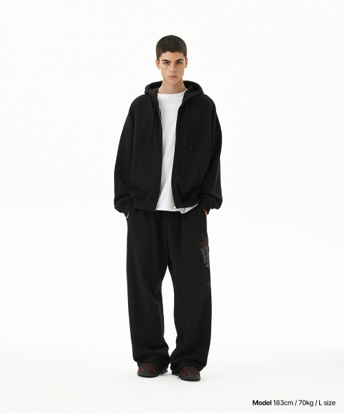 PRAY APPLIQUE ZIP UP худи черный(MG2FFMM495A)