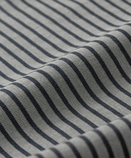 Лонгслив Vintage в полоску с пигментом (Grey)