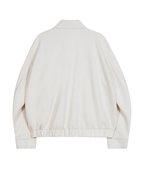 Замшевая куртка с карманами 86-IRO348 Ivory