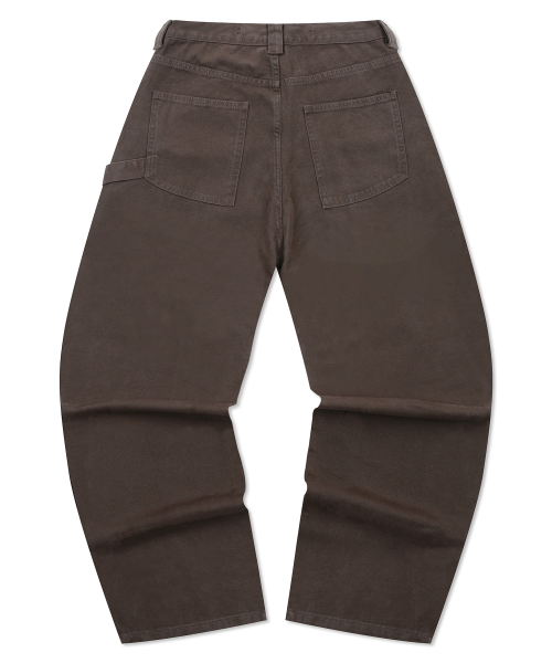GP156 Брюки карпентер с завесой (BROWN)