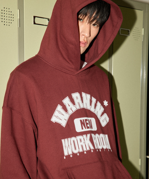 Худи оверсайз Workroom Burgundy