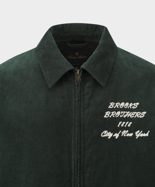 Вельветовый бомбер (Dark Green) (BBOTMBF305)