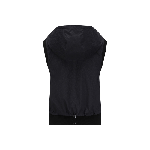 WOMEN FA с капюшоном вязаный VEST_BK