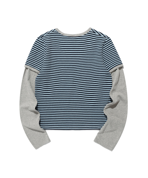 ATTUNE ST LAYERD L/S TEE_BLUE(IK2FFFT552A)