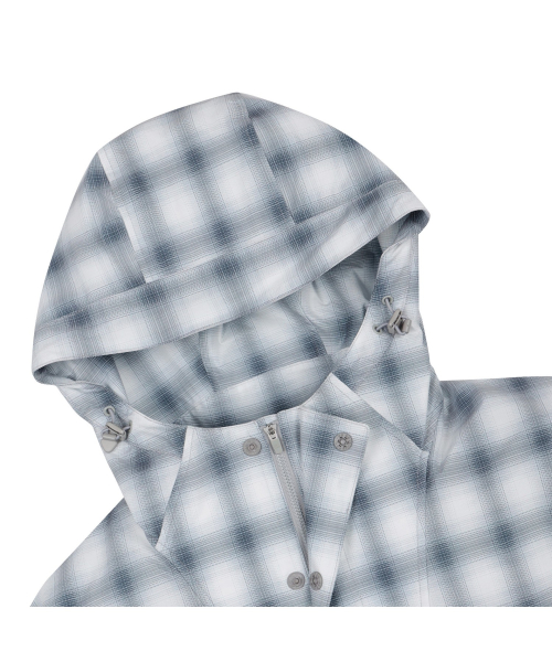 (W) Check Pattern короткий рукав Anorak G5UAW25741GYX