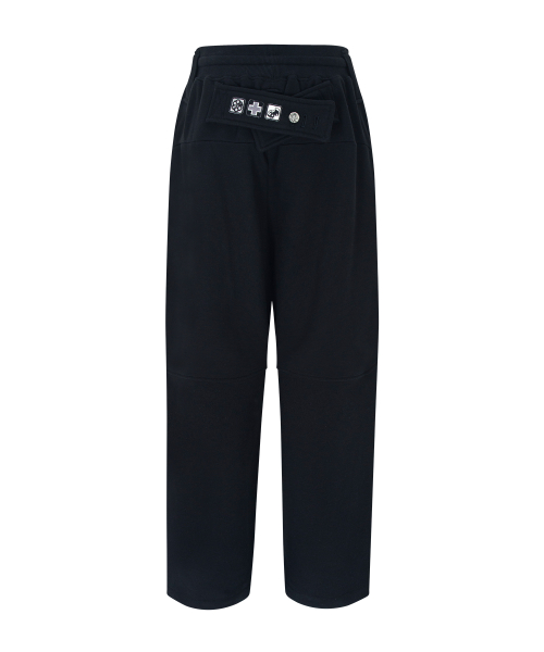 North широкий Sweat брюки (черный)