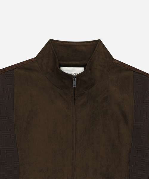 DEV:7 SUADE MIX JACKET_BROWN