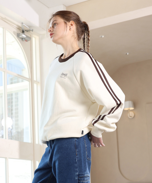 Свитшот OG raglan track cream YMT-101