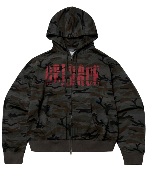 Oblique худи Zip Up Dark Multi