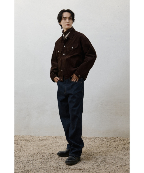 Corduroy Textured куртка - коричневый
