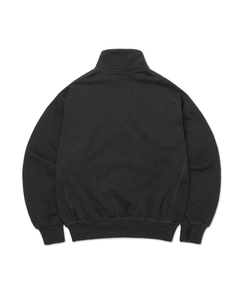 CIRCLE LOGO HALF ZIP SWEATSHIRT черный