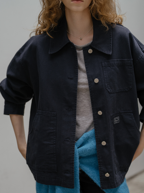 Pocket detail cotton work jacket FRFA01JK02_2color