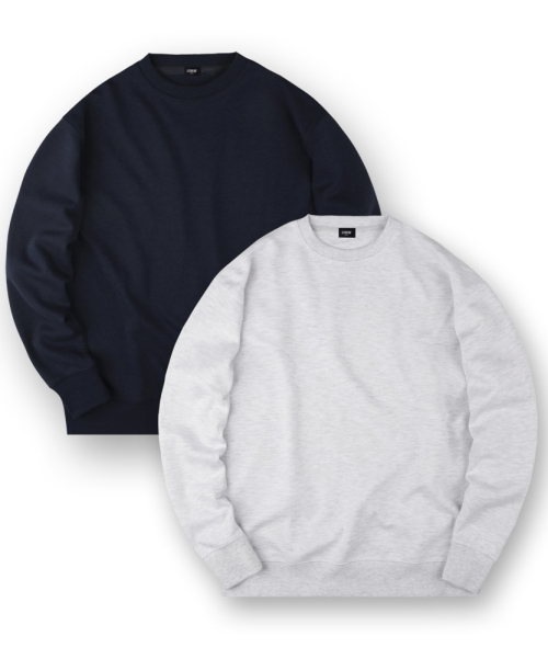 Однотонный оверсайз свитшот из двухнитки 2XL 6COLOR