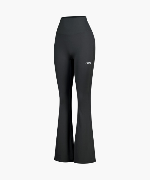 Womens Firm Support Bootcut Leggings Charcoal