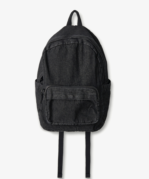 DENIM BACKPACK (BLACK)