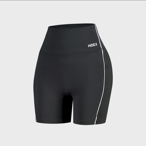 Женские байкерские шорты Support Piping 3.5 (Charcoal)