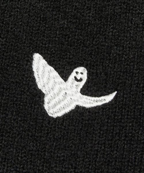 Женский кардиган Angel с круглым вырезом - BLACK