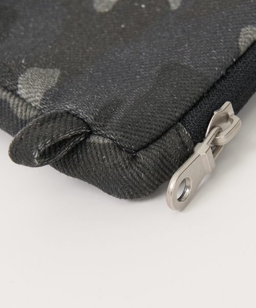 CAMO CARD POCKET (DARK GREY)