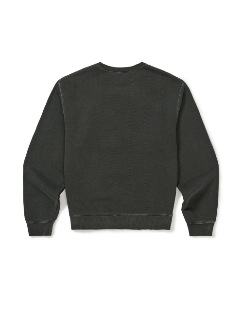 [Mmlg] DYED MELGE ROCK SWEAT (CHARCOAL)