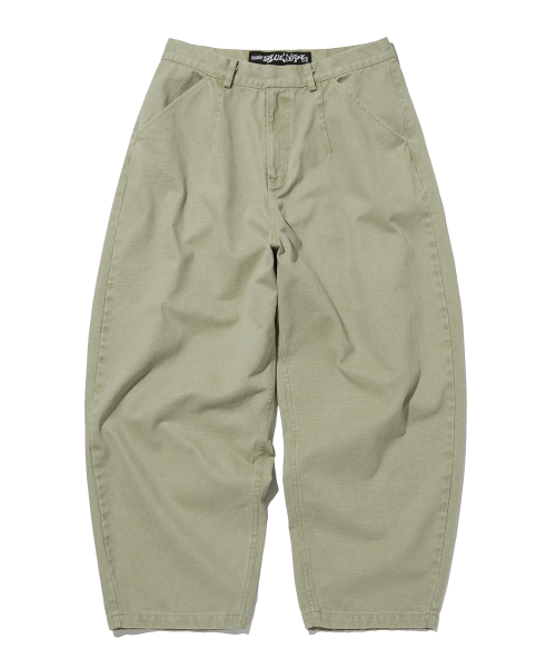 WIDE CHINO PANTS [KHAKI]