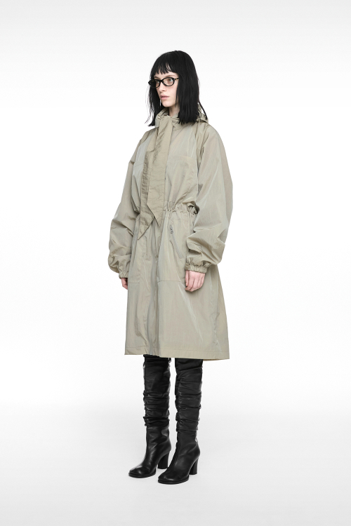TIE FIELD COAT (UNISEX) BLACK
