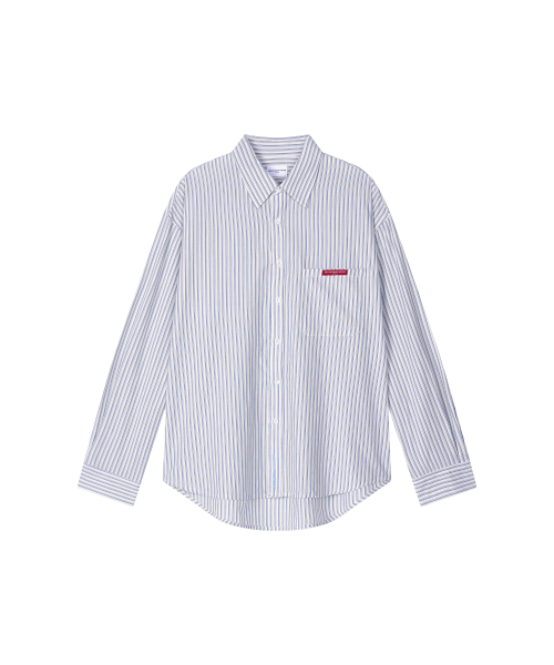 REC LOUNGE SHIRT[WHITE STRIPE]