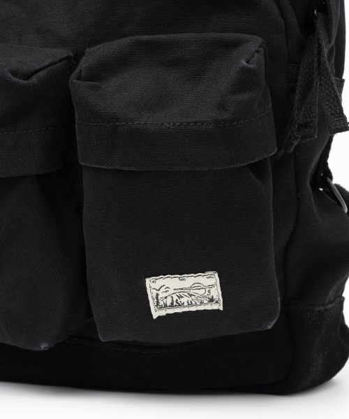 CRUMP VINTAGE WASHED BACKPACK [BLACK]