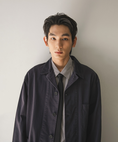 Hermit Garment Coverall Jacket (Smoky indigo)