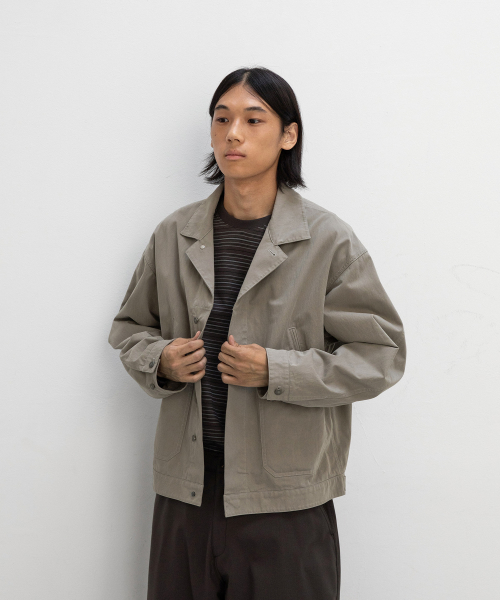 Woody Twill Blouson (Faded khaki)