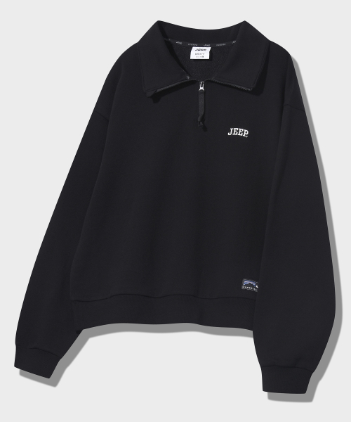 Кроп-свитшот на молнии Essential Small Logo (JQ5TSF801BK)