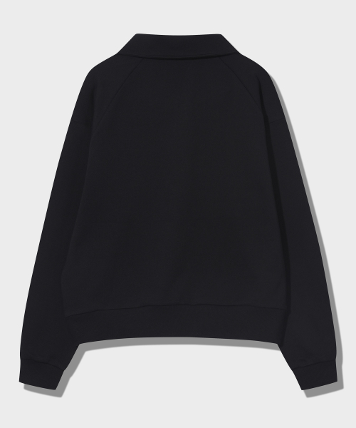 Кроп-свитшот на молнии Essential Small Logo (JQ5TSF801BK)