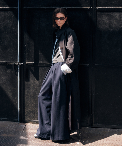 Urban Field Maxi Safari Coat_CTO143(Black)