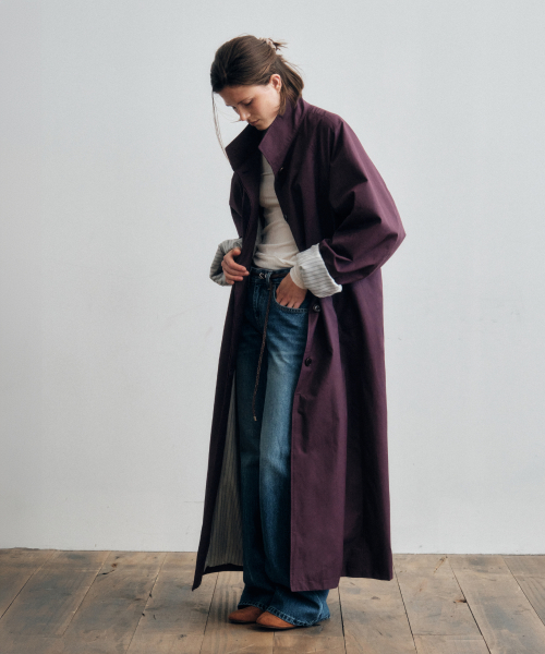 Urban Field Maxi Safari Coat_CTO143(Wine)