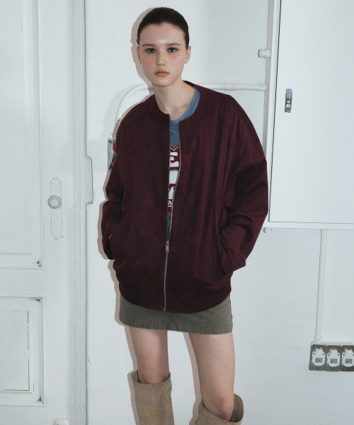 Suede OverFit Blouson Jacket_CTO139(3color)