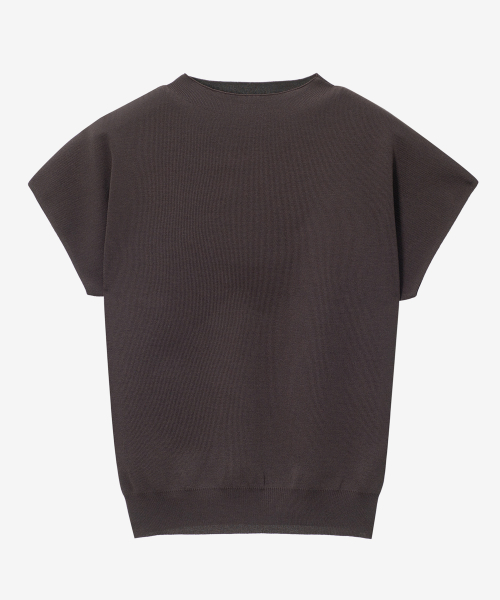 [W] Cap Sleeve Mock Neck Knit - 6 colors thumbnail 6