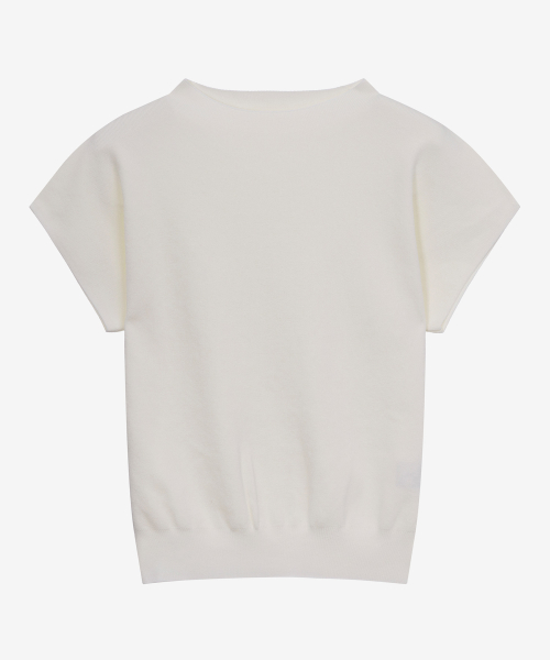 [W] Cap Sleeve Mock Neck Knit - 6 colors thumbnail 9