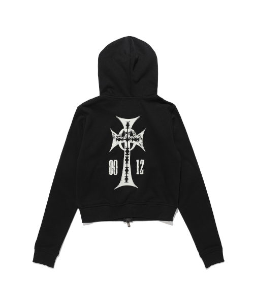 Op. 07 CITY GIRL HOOD-ZIP BLACK