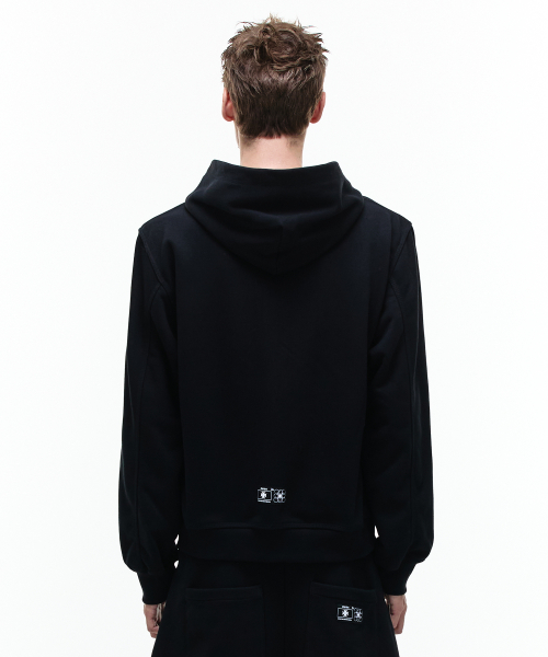 Op. 07 BREED-BLACK HOOD-ZIP BLACK
