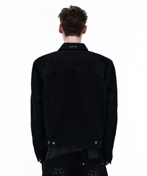 Op. 04 SIG DENIM JACKET BLACK