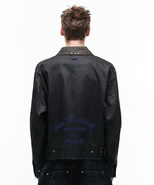 Op. 03 TAGS WORK JACKET CHARCOAL VER.2