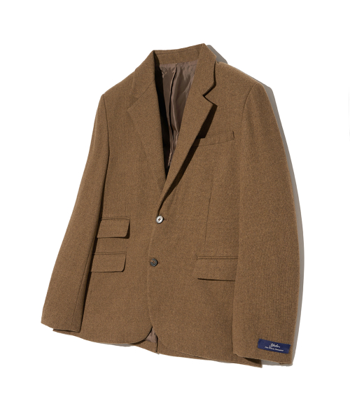 Шерстяной блейзер Heritage_Homespun Brown