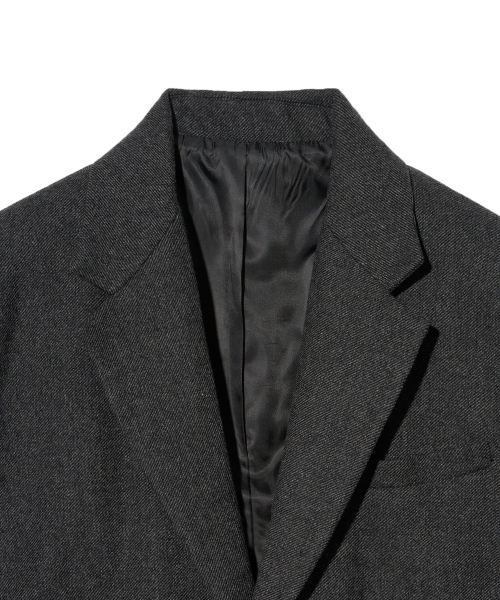 Блейзер Heritage из шерсти_Twill Charcoal