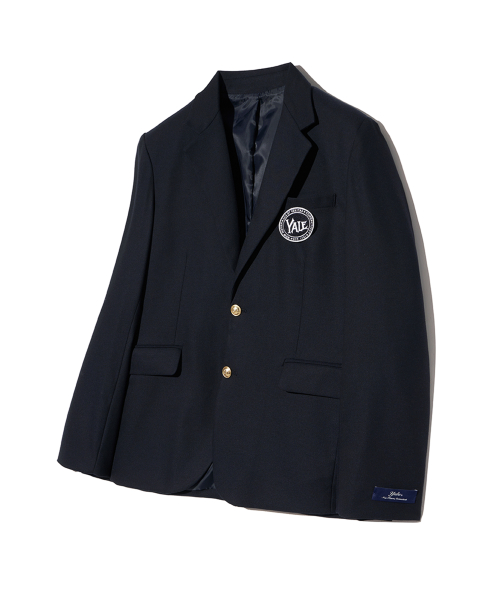 Классический блейзер Ivy League на 2 золотых пуговицах - Navy