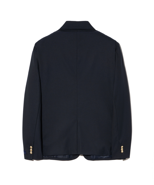 Классический блейзер Ivy League на 2 золотых пуговицах - Navy
