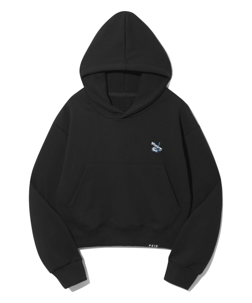 PD Starbunny кроп-худи — Black