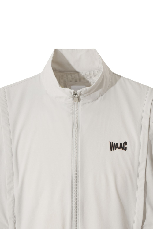 Men Sleeves Detachable Full Zip Windbreaker WMUAA25603IVX